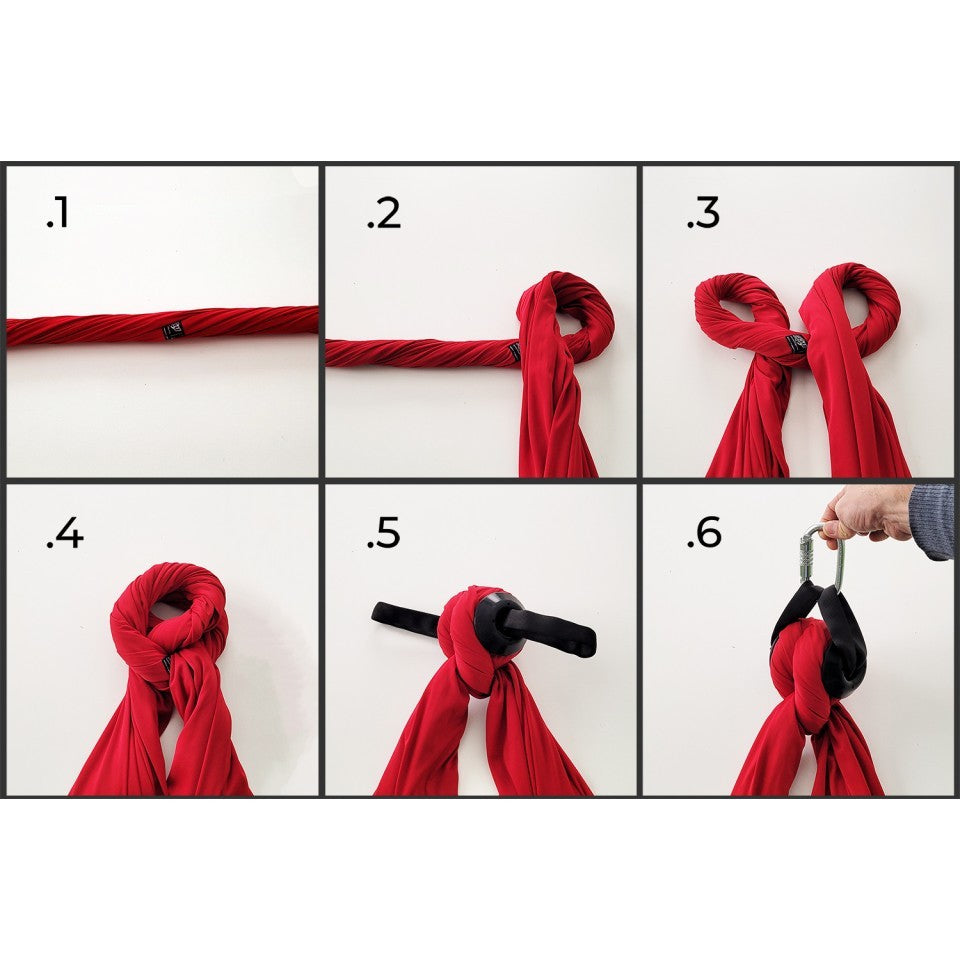 AERIAL SILK + HOOK + ANCHOR PLATE